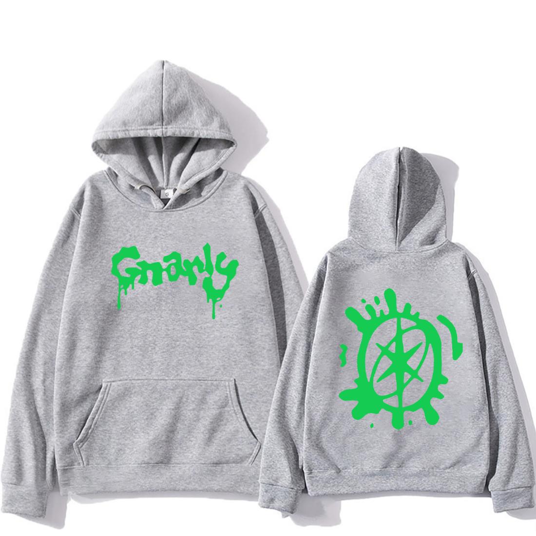 

Katseye Merch Gnarly Printed Hoodie Men Women Casual oversized hoodie streetwear vintage Fleece Long sleeve clothes L