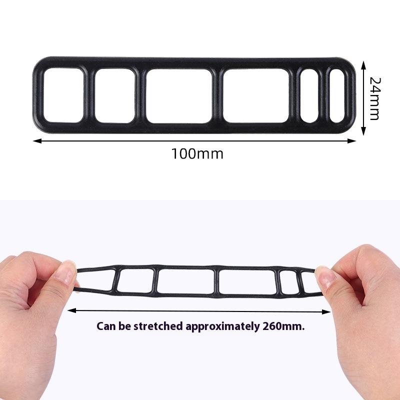 10Pcs/Set Bike Silicone Mount Bands Bicycle Light Straps For Headlight Taillight Fixing Universal Bike Accessories