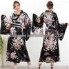 Japanese Women's Formal Yukata Costume Photo Set for Anime and Stage Performance
