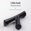 Aluminum Alloy Door Hook: Single/Double Wall, Bathroom & Kitchen Clothes Hanger