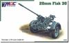 MAC Distribution 20mm Flak 30 Gun Plastic Model MAC72053 1/72 Anti-Aircraft (Cannon)