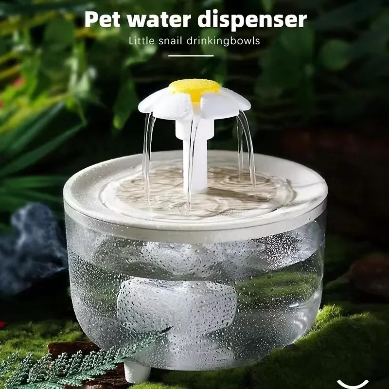 Non-Toxic Pets Water Fountain Auto Filter Usb Electric Mute Cat Drinker Bowl 1200Ml Recirculate Filtring Drinker For Cats Water Dispenser