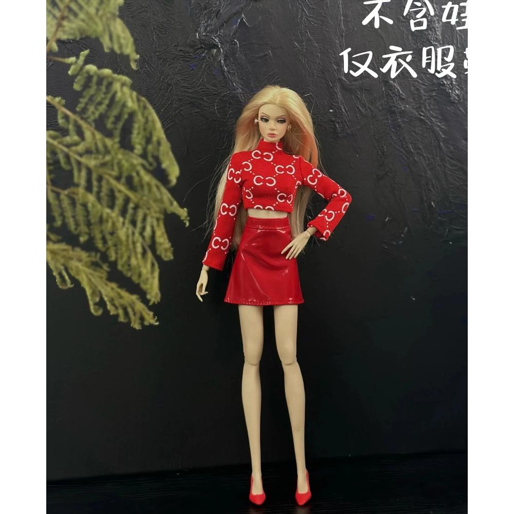 2025 New Clothes Set + Shoes / 30cm Doll Clothing Suit Plush Coat Top Skirt Pant Sweater Outfit for 1/6 Doll Clothes / Diy Toys