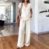 1116 Spot new solid color summer fashion women's clothing set casual two-piece set
