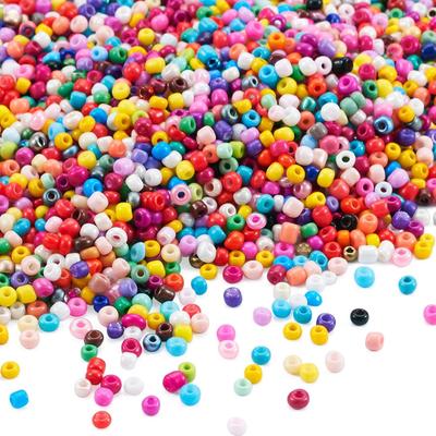 20/40/60g Akrilik Tohum Boncukları Gökkuşağı Midilli Aralıklı Boncuklar Mini Bilezik Boncukları Karışık Renkli Kolye Telefon Askısı Küpeler Takı Yapımı