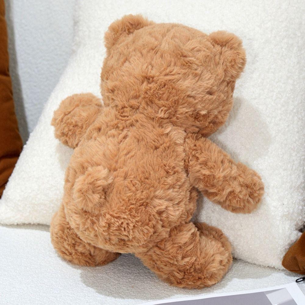 Stuffed Brown Bear Plush Toy Cartoon Bear Stuffed Dolls Animal Bear Plush Doll  Kids Holiday Gifts