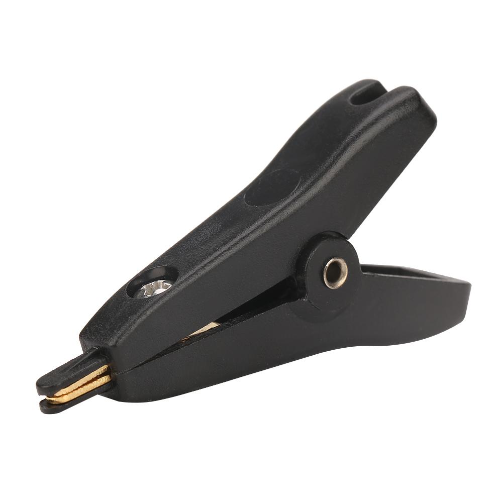 3Pcs P2005 Copper Gold Plated Alligator Clip LCR Kelvin Test Clip 10A