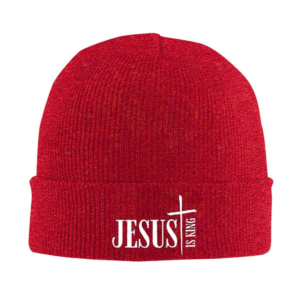 Jesus Christ Yeshua Warm Knitted Cap Hip Hop Bonnet Hat Autumn Winter Outdoor Beanies Hats for Men Women Adult