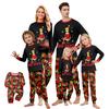 Christmas Print Cute Family Set Pajamas, Home Clothes, Family Set Long Sleeve Top Pants Set