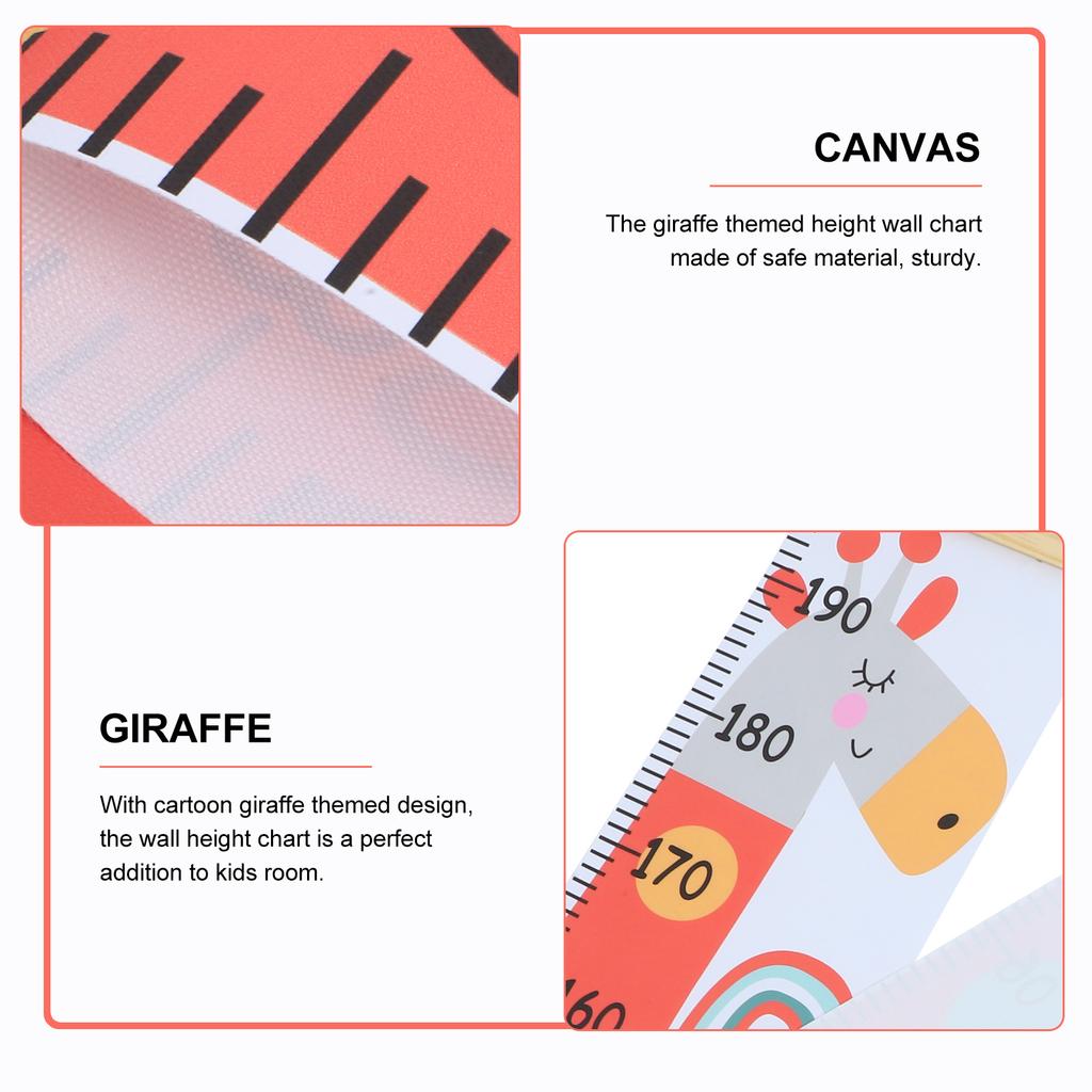 Animal Height Chart Hanging for Wall Growth Chart Cartoon Design Room Decor Bedroom Nursery Classroom
