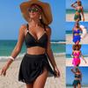 New Arrival: Women's Two-Piece Swimsuit — Sexy Mesh High-Waisted Bikini 0807