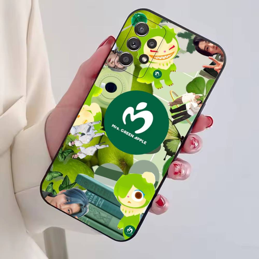 

M-Mrs. GREEN APPL MGA Phone Case Black Silicone Soft For Samsung S25,S24,S21,S22,S23,S30,Ultra,S20,Plus,Fe,Lite Samsung S22ULTRA5G
