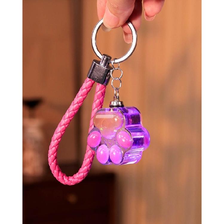 Cat Paw Silicone Mold Pendant Epoxy Resin Casting Mould Keychain Jewelry Making