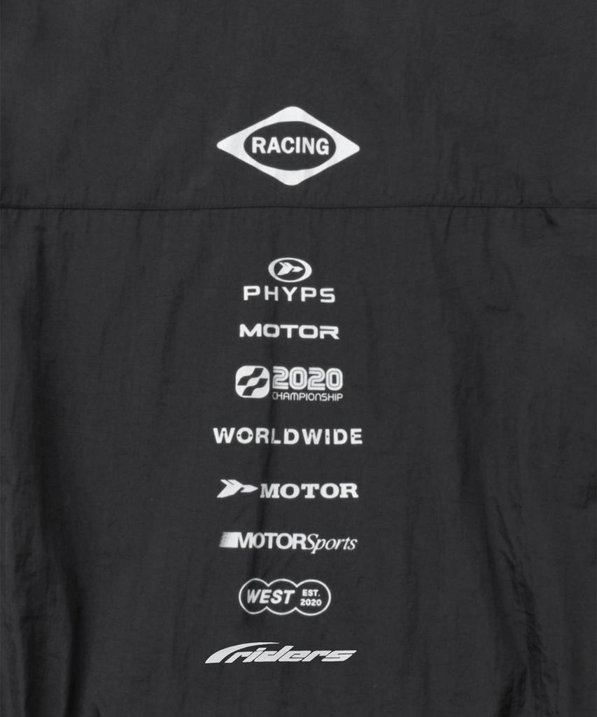 PHYPS MOTORCYCLE Lightweight Windbreaker Black