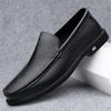 Genuine Leather Men Luxury Shoes Designers Mens Casual Shoes Fashion Male Business Flats Fashion Soft Loafers Handmade Moccasins