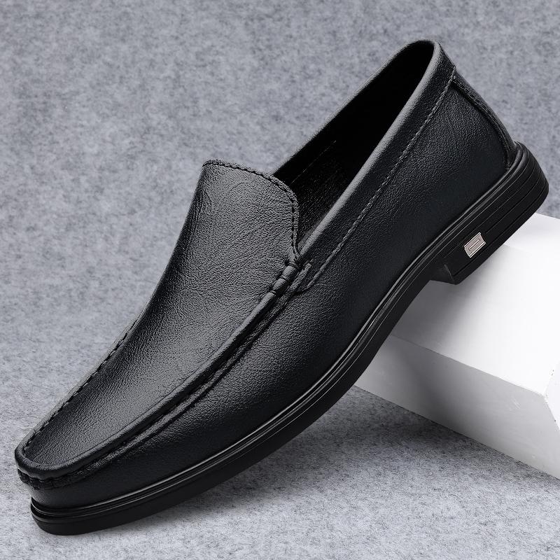 Genuine Leather Men Luxury Shoes Designers Mens Casual Shoes Fashion Male Business Flats Fashion Soft Loafers Handmade Moccasins