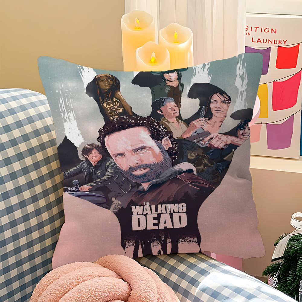 The Walking Dead Poster Personalized Pillow Dust Cover Bedroom Kids Party Decoration Pillowcase Birthday Children Gift