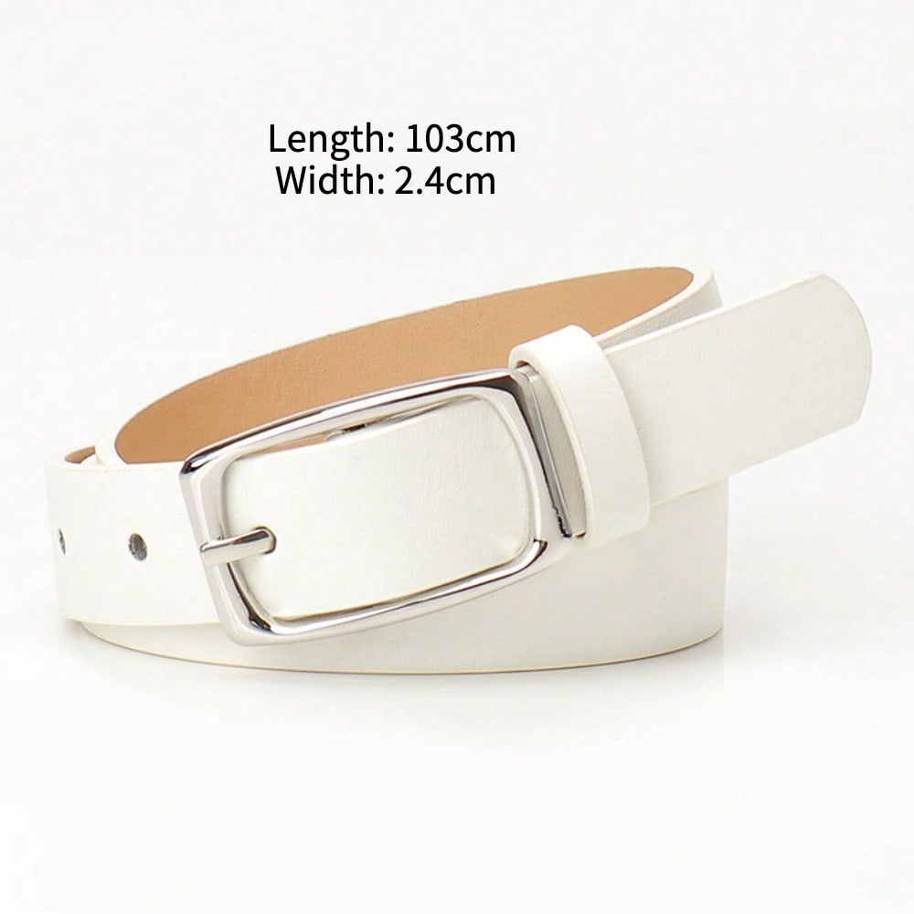 New Simple and High-end Women's Belt Fashion Trend Versatile Pin Buckle Jeans Belt Belt Women
