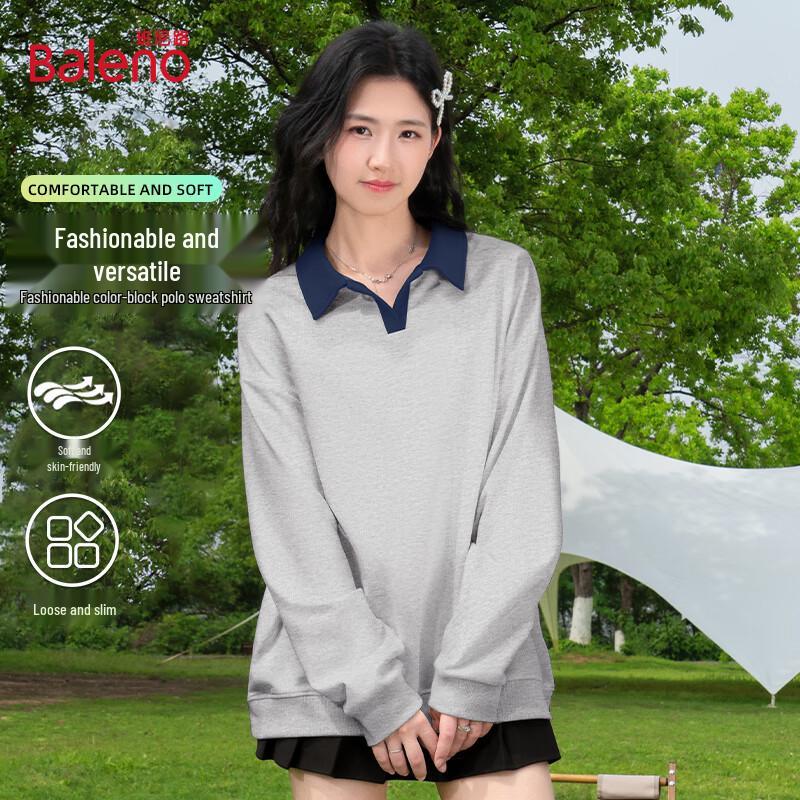

Baleno Women s Polo Collar Long Sleeve Sweatshirt XL