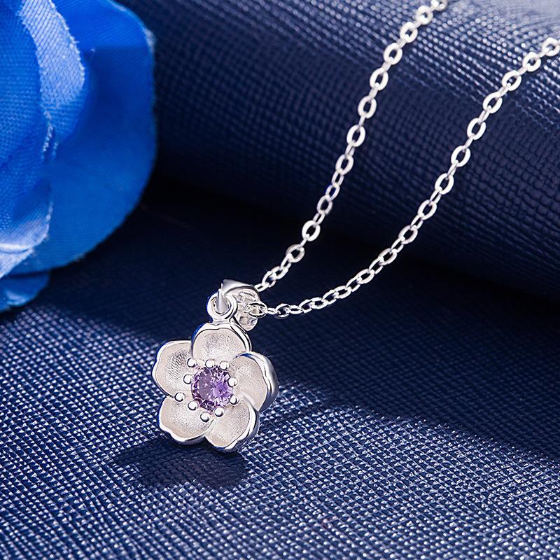 925 Silver Necklace Zircom for Women 18k Gold Plated Jewelry Sterling Silver Pendant Birthday Party Gift Jewelry Gift New N3641