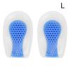 Heel Cup Silicone Insole Shoe Inserts Pad Shock Absorption Elastic Sport Shoe Cushion