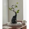 Nordic Modern Elephant Vase - Ceramic Ornament for Living Room, Sideboard, or Entrance Hall Display. A Perfect Housewarming Gift.