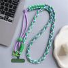 Colorful Braided Crossbody and Anti-Lost Adjustable Strap for Girls - Keychain and Mobile Phone Hanging Rope