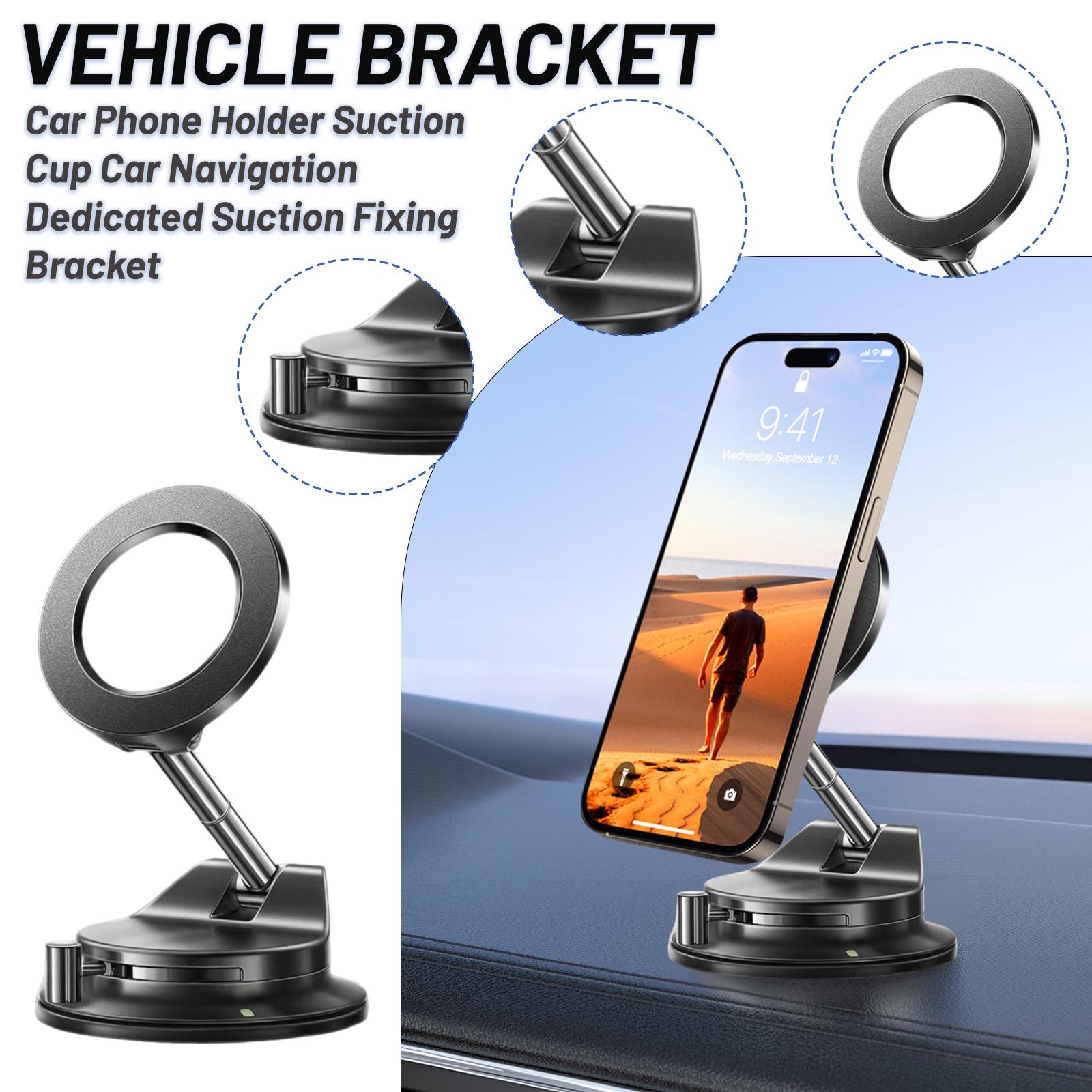 

Car Phone Holder Suction Cup Car Navigation Dedicated Suction Fixing Bracket One Size