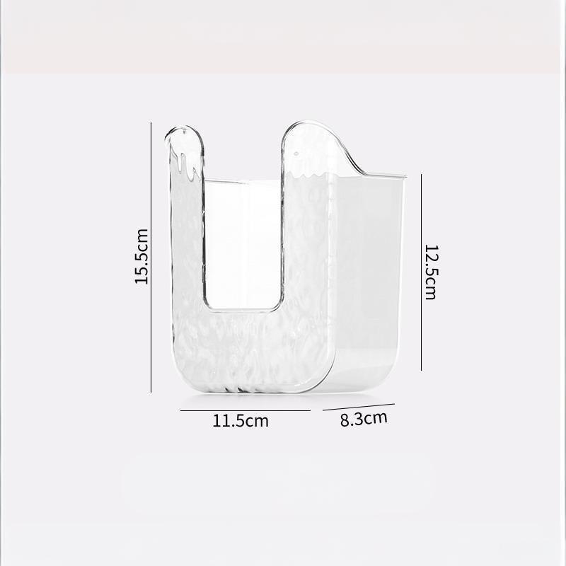 Distributeur de Lingettes Humides Mural Support Auto-adhésif Boîte Distributeur Papier Essuie-tout pour Cuisine Salle de Bain - Organisateur de Rangement pour la Maison