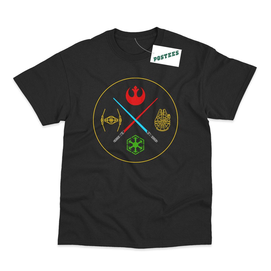 26 Rebels Vs Empire Jedi Vs Sith Inspired by Star Wars DTG Printed T-Shirt Unisex T-Shirt XXXL