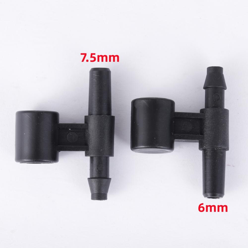 100Pcs Micro Nozzle Connectors 6mm 7.5mm to 4/7mm Single Barb Garden Lawn Farmland Drip Irrigation System Micro-Sprinkler Joints