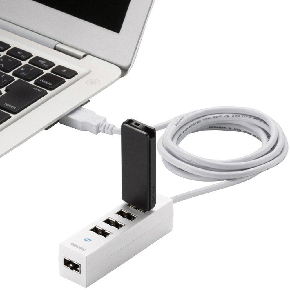 Buffalo USB USB Black BSH5UD20BK Hub, 2.0, 5-Port Type,