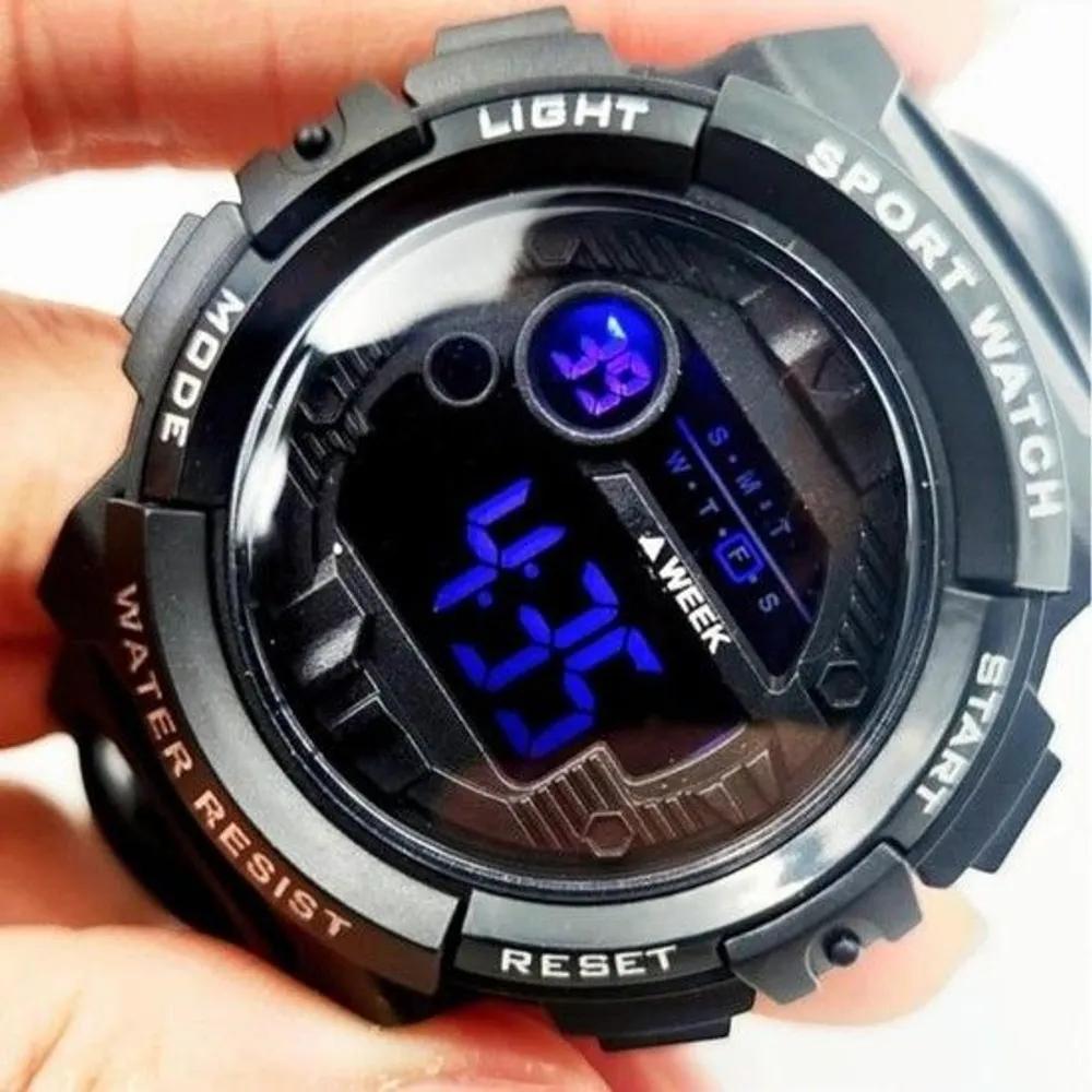 Training Center Digital Wristwatch Alarm Watch Waterproof Alarm (46327465) 1