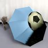 Soccer ball, Grass field Automatic Folding Umbrella Compact 8 rib Design, Unique Style, Suitable for Everyday Outdoor Use, Perfect Gift for