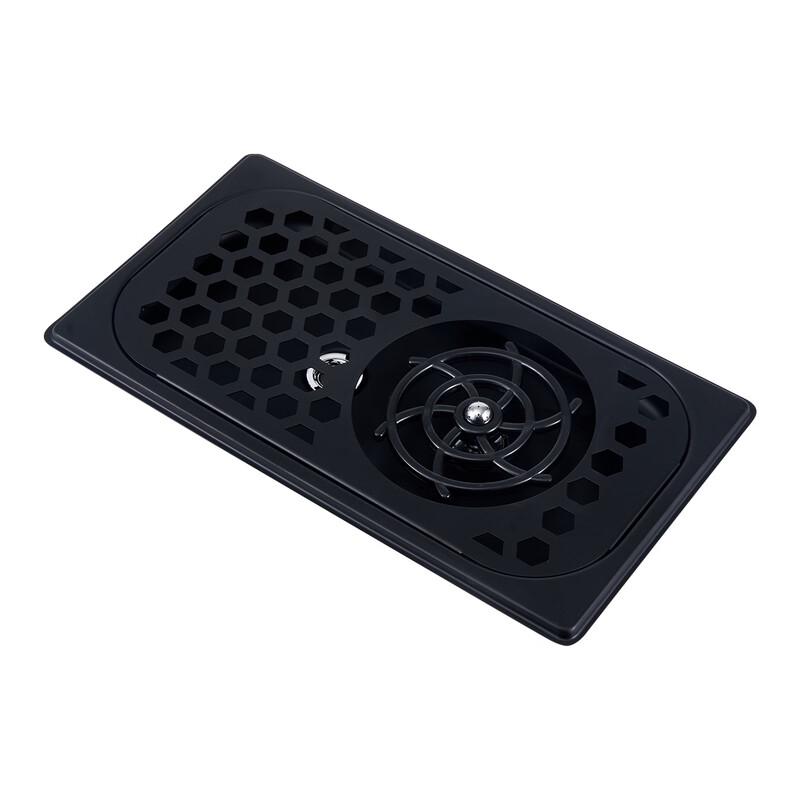 OEING Built-in Stainless Steel Sink Cup Rinser with Drain Tray