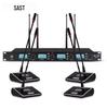 Xianke OK-79 UHF Wireless Conference Microphone Set – One-to-Four Handheld, Gooseneck, and Headset Options with Anti-Howling Technology.
