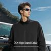 JEEP SPIRIT Unisex Spring Knit Stand Collar Jacket