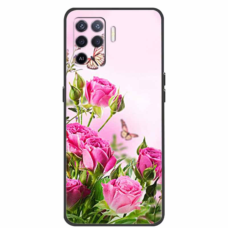 For Coque OPPO Reno5 Lite Case Shockproof Soft silicone TPU Back Cover For Oppo Reno 5Z 5 Lite Phone Case 5Lite CPH2205 Fundas
