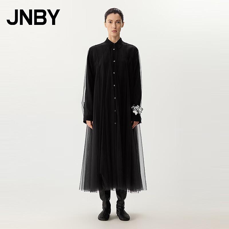 

JNBY 2025 Spring A-Line Shirt Collar Dress S