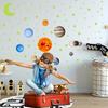 525PCS Box Packed Luminous Nine Planets Wall Sticker for Kids Bedroom Living Room Glow In The Dark DIY Party Home Decor