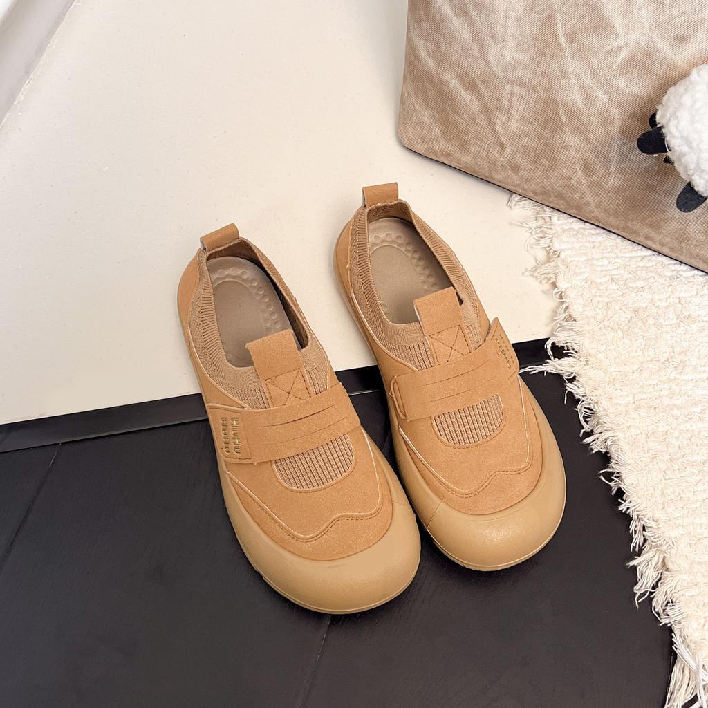 2025 summer new women's breathable thick-soled two wear sandals and one pedal Velcro sports and leisure bag head women's shoes