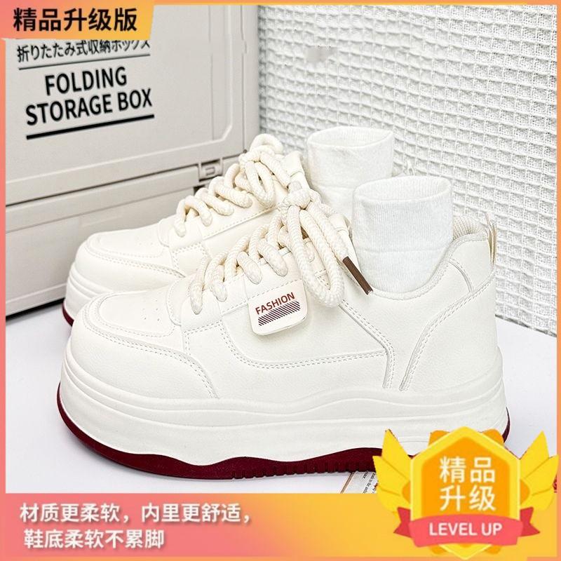 

Ultra-light thick-soled heightening women s shoes student high-value new versatile casual lightweight board shoes 35