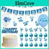 Vibrant Blue's Clues Kids Themed Birthday Party Decor Set With Happy Birthday Banner And Balloons
