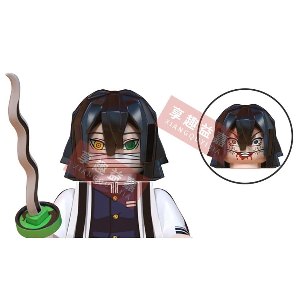 WM Blocks 6116 6137 6138 Demon Slayer Tanjirou Nezuko Inosuke Zenitsu Giyuu Rengoku Uzui Tengen Anime Bricks Building Blocks