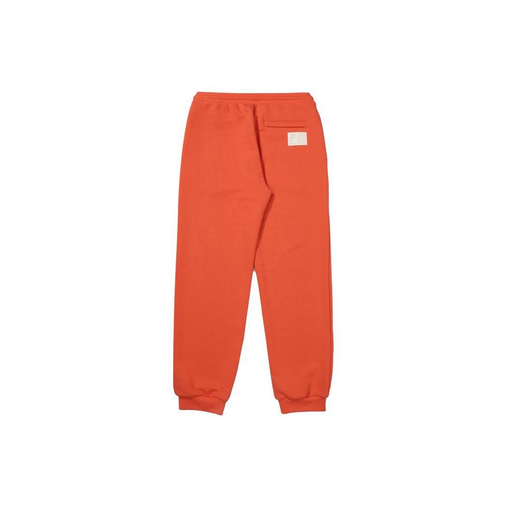 Fila Knitted Sweatpants Men's Orange Moderate Cuffed Pants FS2FPF3102XOED