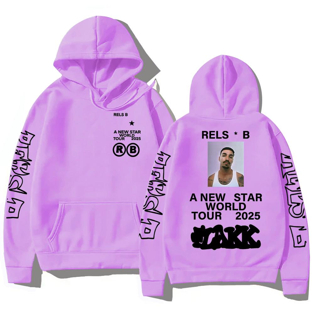 Rels BA Neue Starworld Tour 2025 Hoodies Pop Männer Frauen Sweatshirt Neue Trend Ästhetische Kleidung High Street Pullover