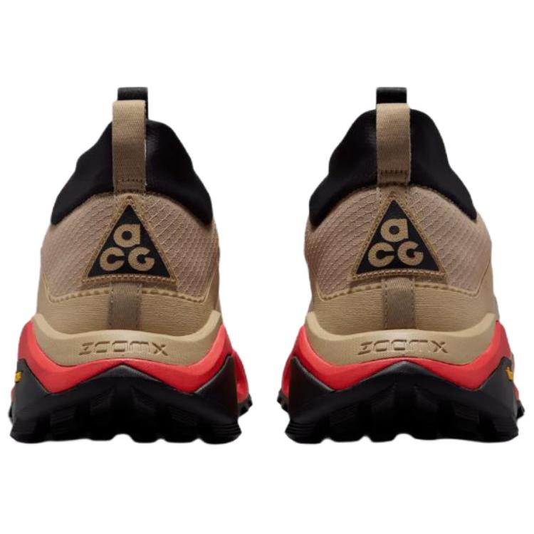 Nike ACG Zegama Hike British Khaki Light Crimson Unisex Sneakers Black Linen IO7854-200