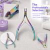 Durable Cutter Stainless Steel Cuticle Scissors Fingernail & Toenail Cuticle Cutter  Salon Use