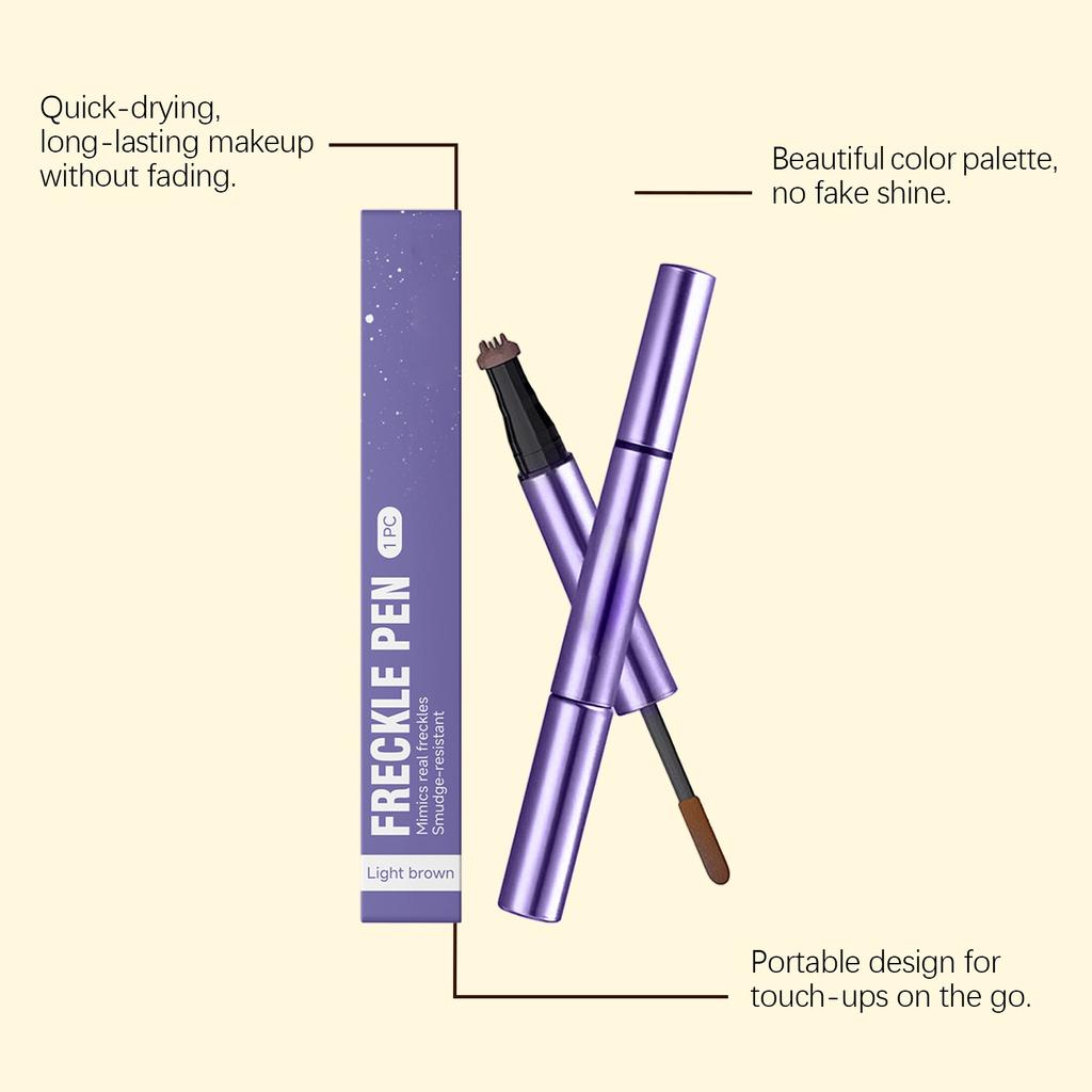 Natural Imitation Freckle Pen, Sweat-proof, Long-lasting Makeup, Fine Pen Tip, European And American Imitation Sun-drying Makeup Tool.3ML