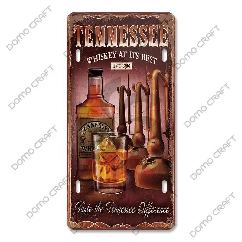 Whiskey Poster Metallblech Logo Whiskey Mädchen Weinglas Retro Metallschild Bar Club Bar Wohnzimmer Heimwanddekoration